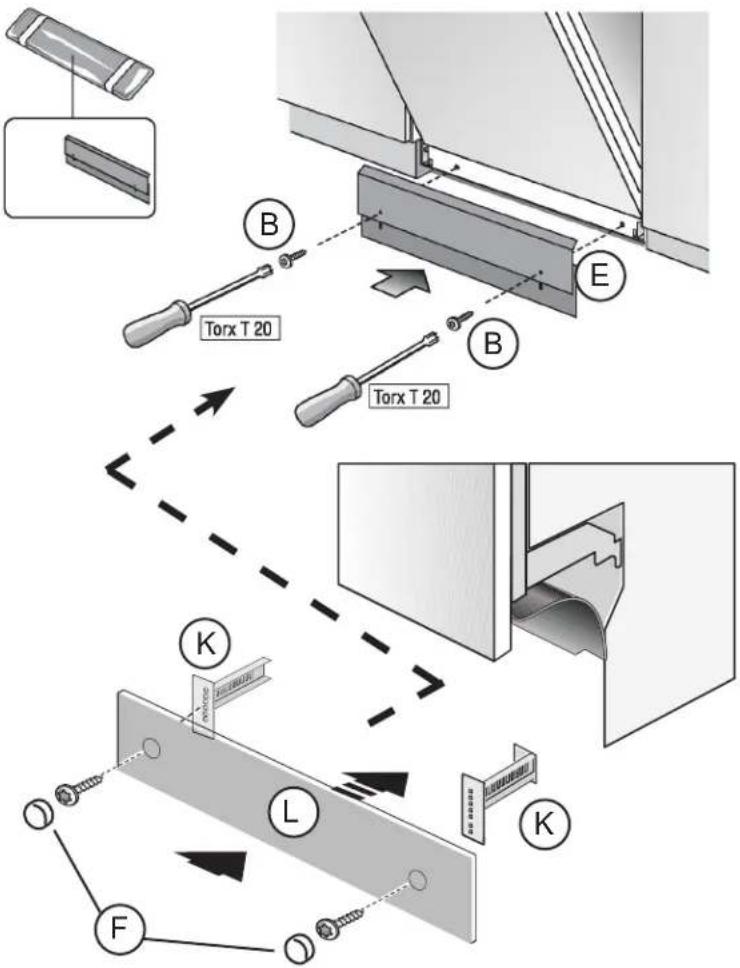 BOSCH SGV78B53UC - Attaching the Toe Panel - 1
