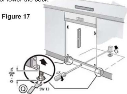 BOSCH SGV78B53UC - LEVELING THE DISHWASHER - 1