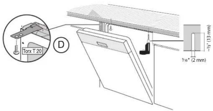 BOSCH SGV78B53UC - POSE SÉCURITAIRE DU LAVE-VAISSELLE - 6