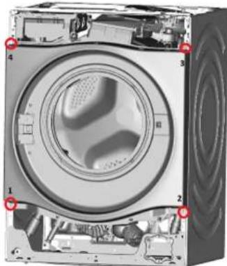 BOSCH WNA14449IT - Rimozione della guarnizione dell'oblò - 5