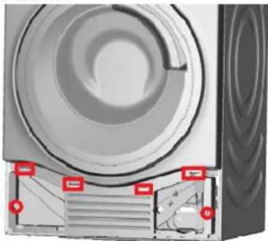 BOSCH WNA14449IT - Ta bort sockelhölje - 1
