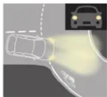 DS 7 Crossback (2021) - Éclairage statique d'intersection - 1