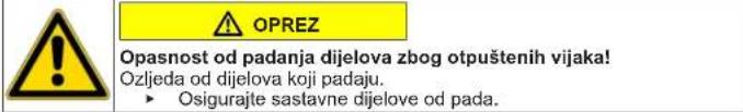 BOSCH KGN36KLEAE - Zamjena gornjeg zgloba vrata (vrata sa zaslonom) - 4
