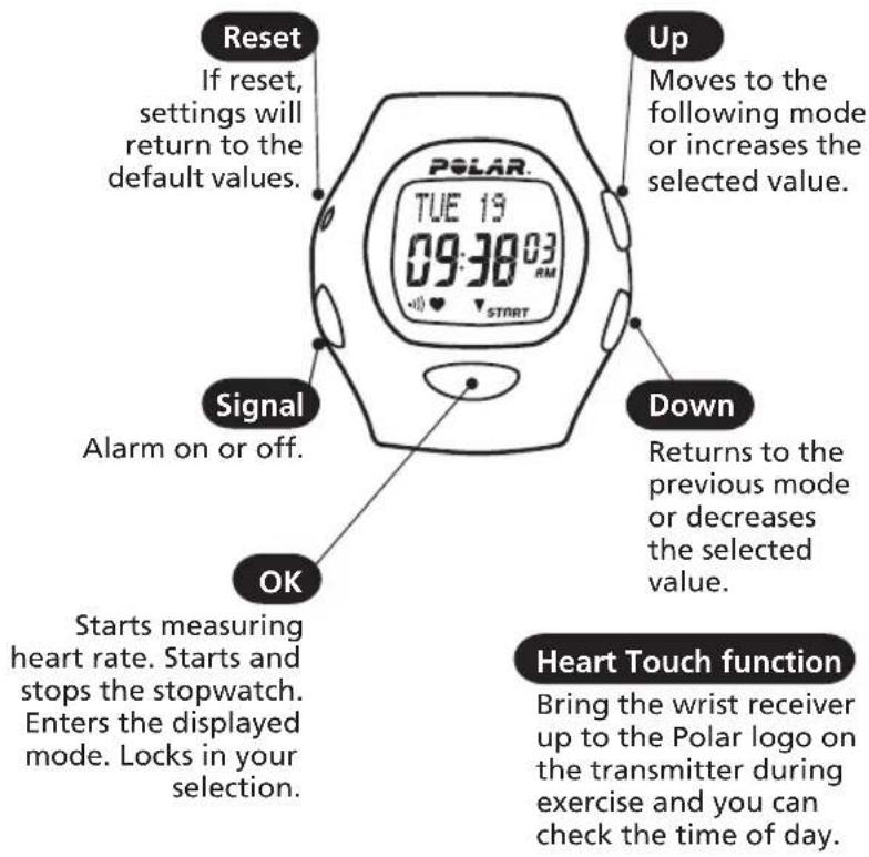 POLAR B3 - Functions and Modes of Heart Rate Monitor - 1