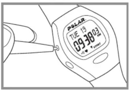 POLAR B3 - Réinitialisation - 1