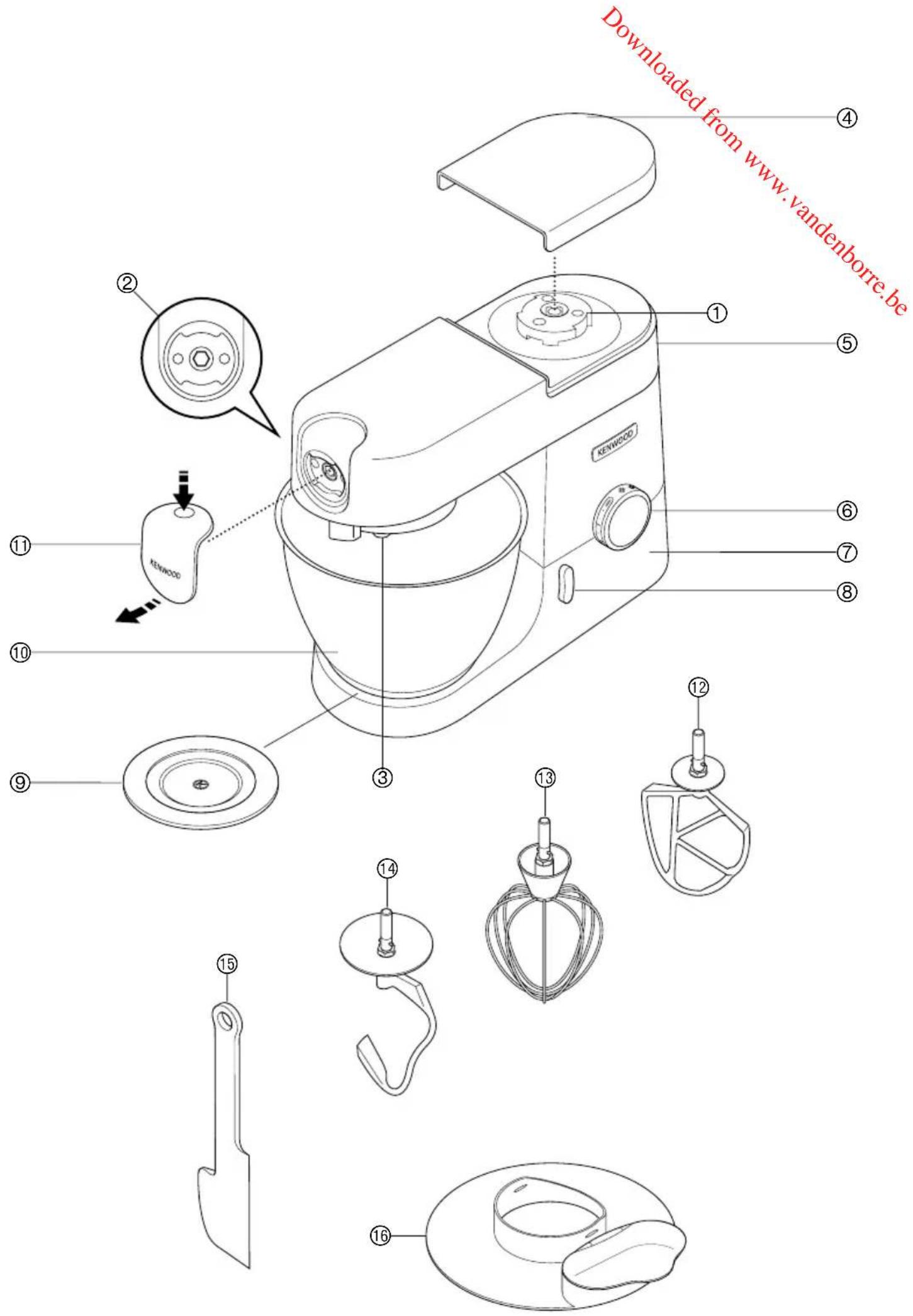 KENWOOD Chef XL KVL4120S - 3