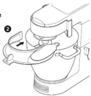 KENWOOD Cooking Chef KM080AT - KaK yCTaHOBNTb n NOJb3OBaTbcra yCTpO'CBOM dJa 3aUHTbl OT 6pbI3r - 2