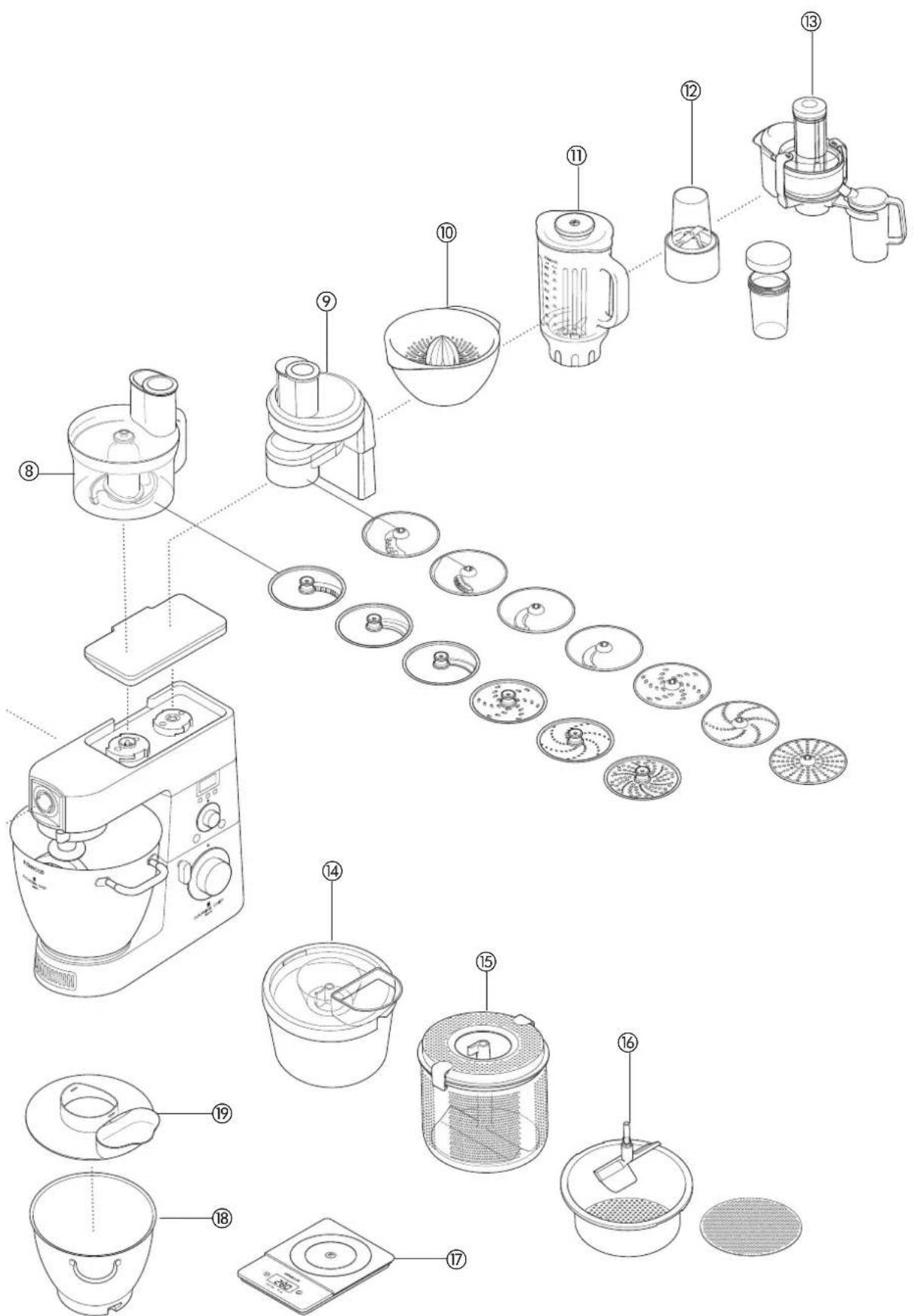 KENWOOD Cooking Chef KM080AT - cortador de alimentos - 2