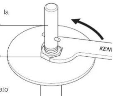 KENWOOD Cooking Chef KM080AT - come regolare l'altezza degli utensili - 2