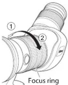 NIKON Monarch ED - Focusing - 1