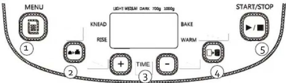 DOMO B3973 - BEDIENFELD - 1