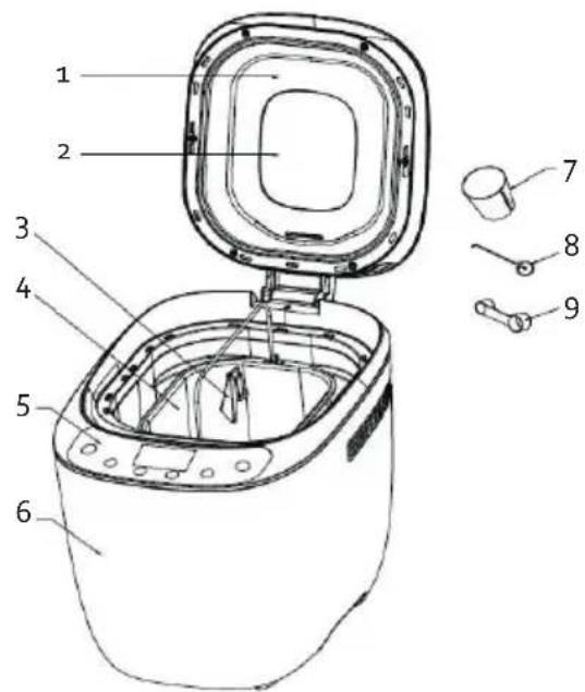 DOMO B3973 - TEILE - 1