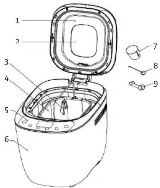 DOMO B3973 - ONDERDELEN - 1