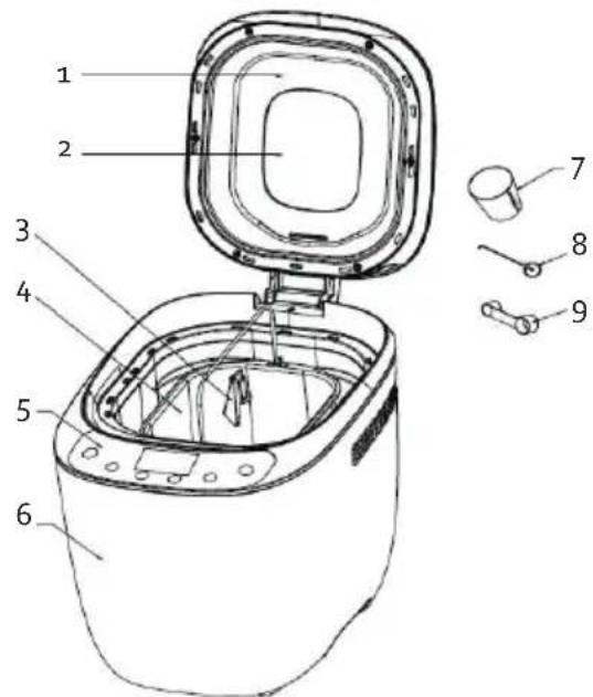 DOMO B3973 - PARTS - 1