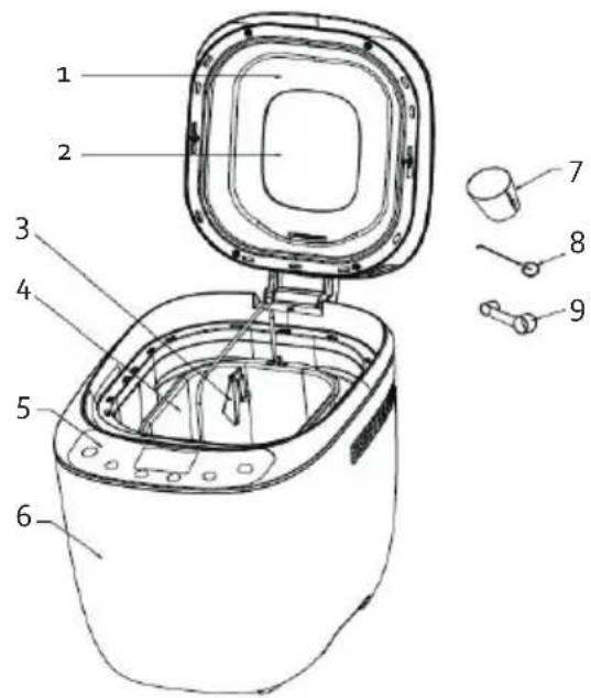 DOMO B3973 - PIEZAS - 1