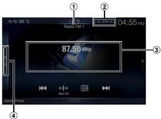 ALPINE X701DA4R - Radio/RDS - 1