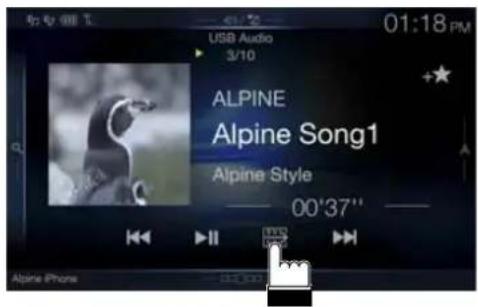ALPINE X701DA4R - Commande tactile - 1