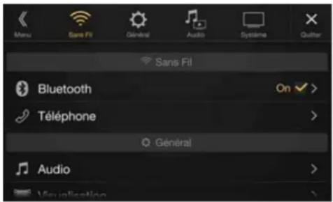 ALPINE X701DA4R - Réglages Bluetooth - 1