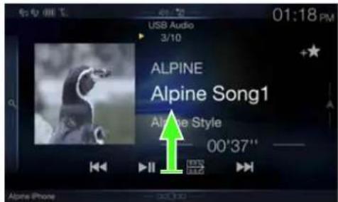 ALPINE X701DA4R - Appuyez sur le bouton MENU. - 1