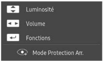 SAMSUNG C27F390FHR - Guide des touches directes - 2