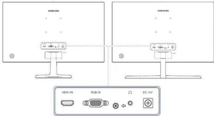 SAMSUNG C27F390FHR - Face arrrière - 1