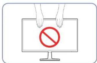 SAMSUNG C27F390FHR - Précautions lors du déplacement du moniteur - 1