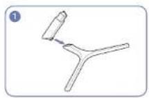 SAMSUNG C27F390FHR - Fixation du socle (C24F396FH* / C27F396FH* / C27F397FH* / C27F398FW* / C32F395FW* / C32F397FW*) - 1