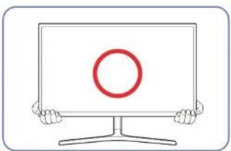 SAMSUNG C27F390FHR - Précautions lors du déplacement du moniteur - 4