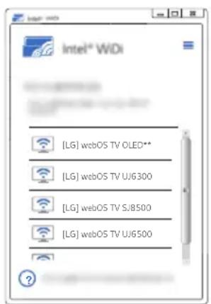 LG 65UJ658T - WiDi (無線顯示) 設定 - 3