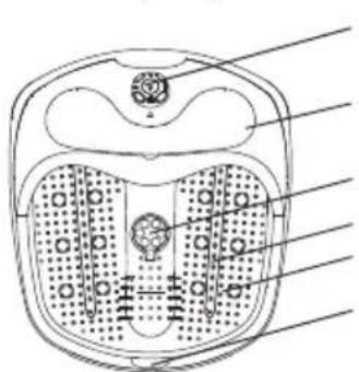 LANAFORM LA110412 - 2) Description du « BUBBLE FOOTCARE »: - 1