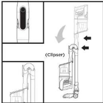 SHARK IZ251EU - RANGEMENT DU TUBE FLEXOLOGY - 1