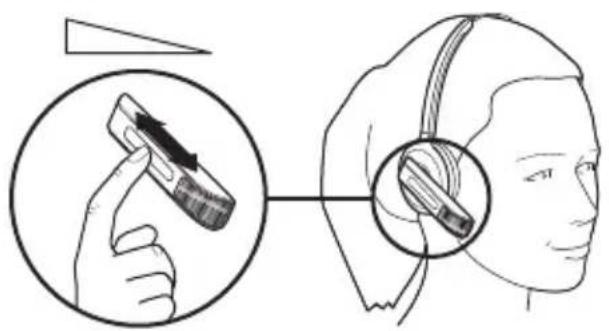 LOGITECH BH870 - During a call: - 1