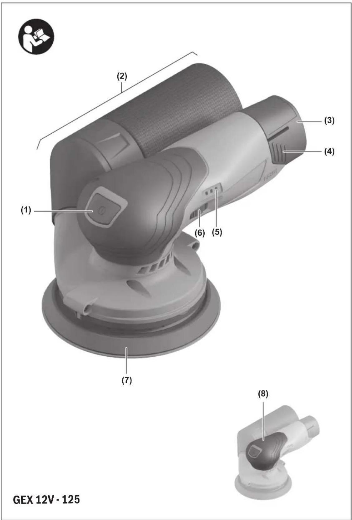 BOSCH GEX 12V125 Professional - 1