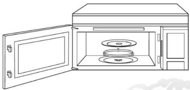 PANASONIC NNP295 - Over The Range Microwave Oven Household Use Only - 1