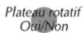 PANASONIC NNP295 - Réglage du plateau rotatif (oui/non) - 1