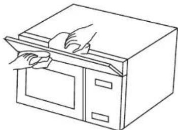 PANASONIC NNP295 - Cleaning Vent Grille (Oven Air Vent) - 1