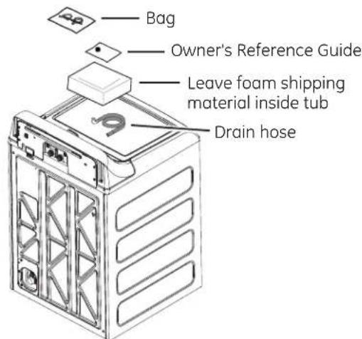 HOTPOINT HTW240ASKWS - UNPACKING THE WASHER - 1