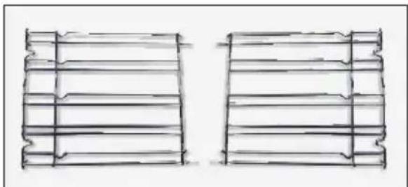 CANDY FCNE635X - Lateral Wire Grids - 1