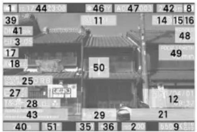SIGMA FP L - 拍摄期间的显示屏显示 - 4