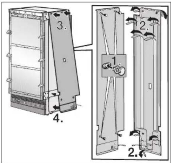 MIELE KSK 2001 - Montar o aquecimento da pa-rede lateral - 1