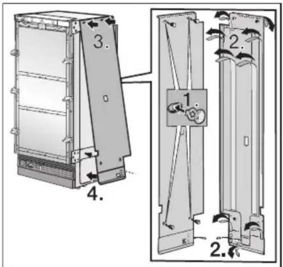 MIELE KSK 2001 - Montare il riscaldamento pare- te laterale - 1