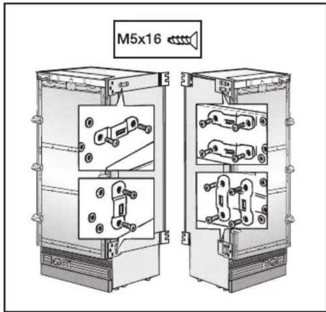 MIELE KSK 2001 - uk - 3aKpInJIeHЯ KOM6iHaцii BCTaHOBJIeHnx BnPNTyI (side-by-side) xoJIoJbHnKiB - 2