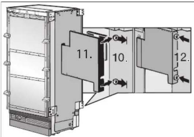 MIELE KSK 2001 - Montering av varmeelement i sidevegg - 3