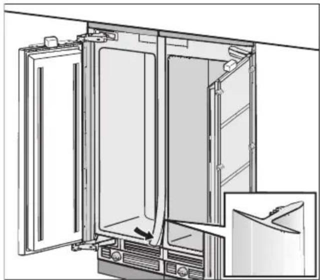 MIELE KSK 2001 - fr - Fixation d'une combinaison côte-à-côte (side-by-side) - 1