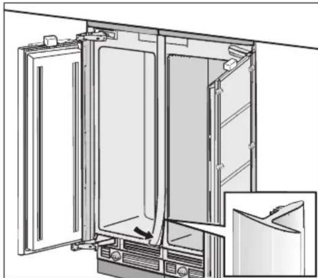 MIELE KSK 2001 - es - Fijación de una combinación Side-by-Side - 9