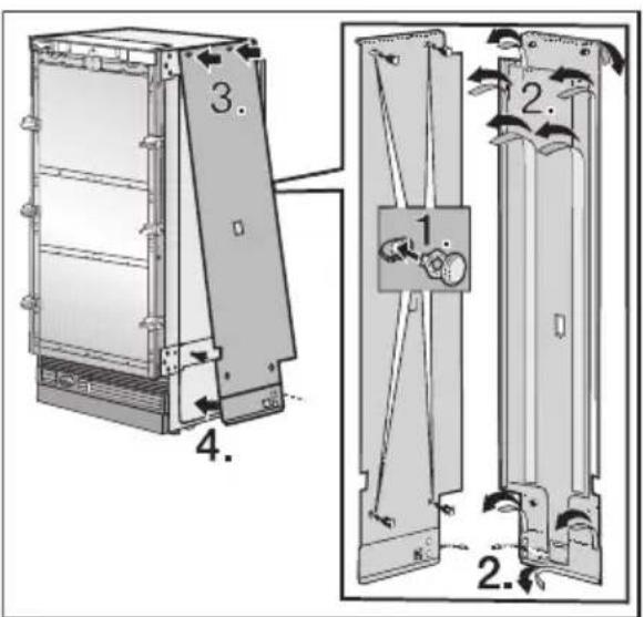 MIELE KSK 2001 - Montarea incalzirii in pereti la-terali - 1