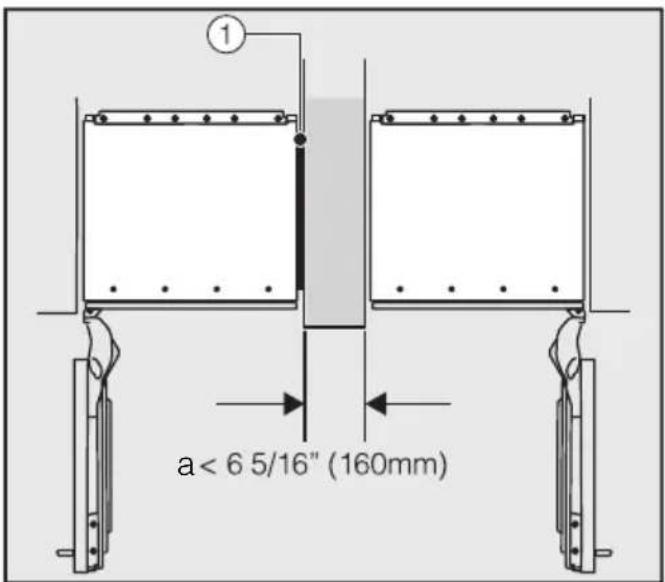 MIELE KSK 2001 - fr - Fixation d'une combinaison côte-à-côte (side-by-side) - 2