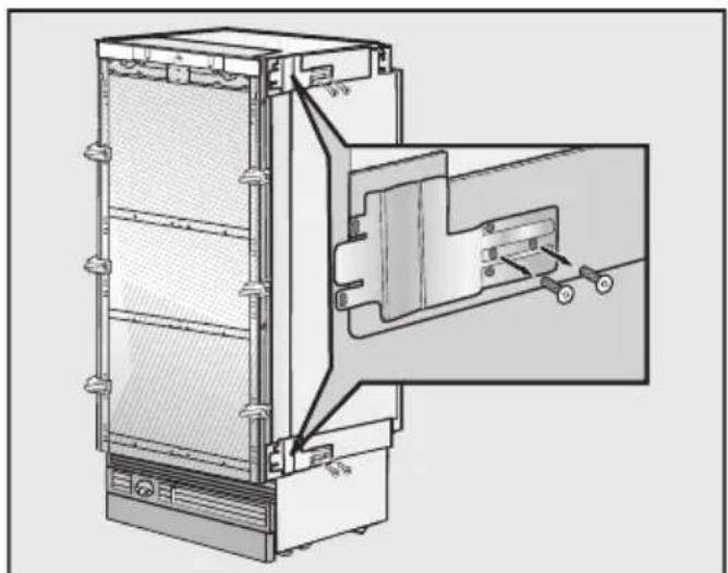 MIELE KSK 2001 - da - Fastgorelse af en side-by-side-kombination - 6