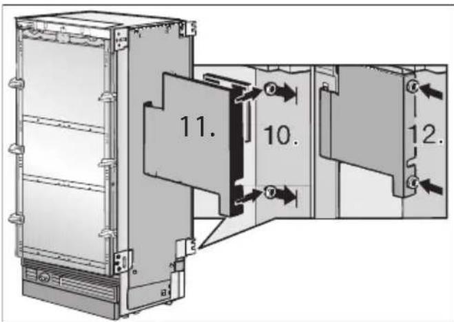 MIELE KSK 2001 - Installing the side panel heater - 3