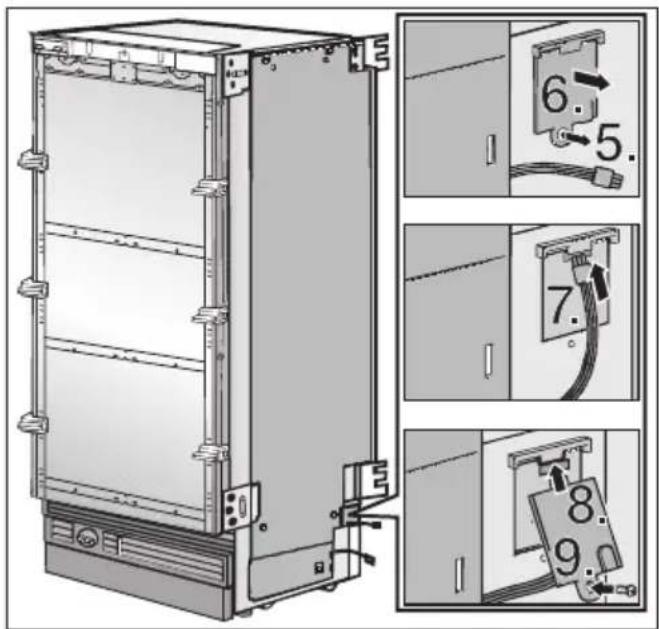 MIELE KSK 2001 - Montaje de la calefaction de la pared lateral - 2